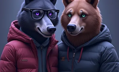 Wolf and Bear
